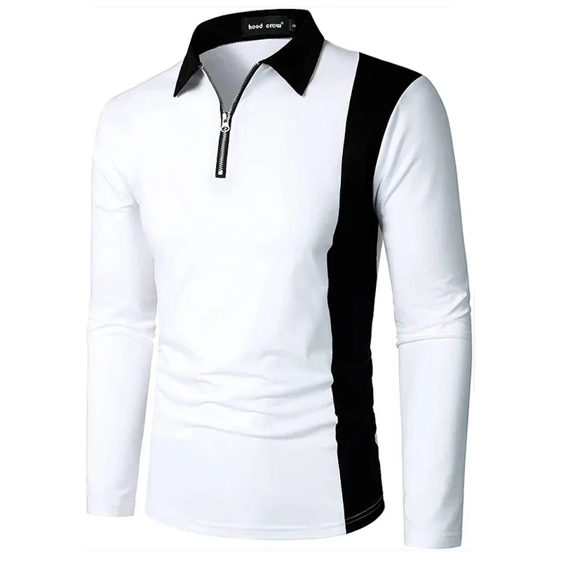Herren Langarm-Polohemd Padrony Verno