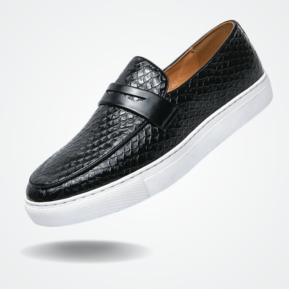 Leder Mokassin Slipper für Herren Toulon Verno