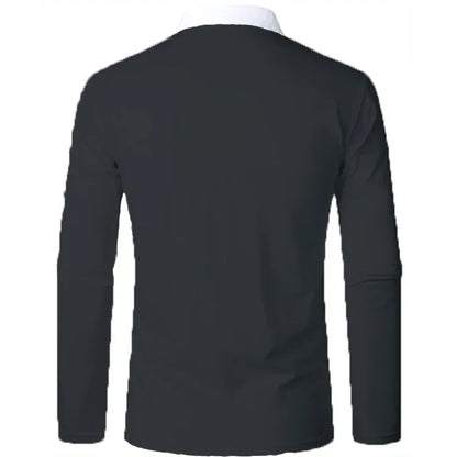 Herren Langarm-Polohemd Padrony Verno